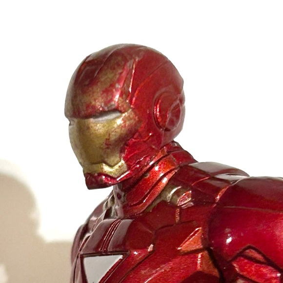 Marvel Iron Man 2 Iron Racers Turbo Racer 3.75" Action Figure Red Gold Hero 2010 - Picture 8 of 9